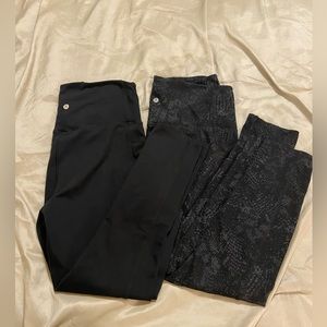 2 pairs Danskin leggings with pockets